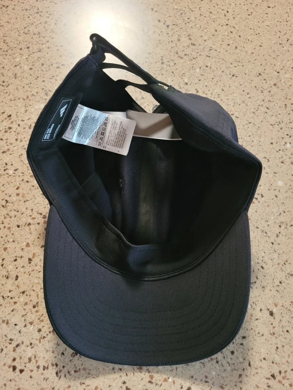 Adidas Womens Golf Crisscross Hat Cap Black White Adjustable Curved Bill IQ2889